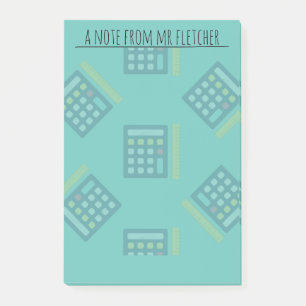 Personalisierte Rechner - Math-Post-it-Notizen Post-it Klebezettel