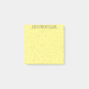 Personalisierte Rechner Muster Hinweise Post-it Klebezettel