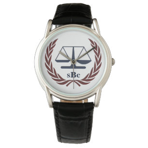 Personalisierte Rechtsanwaltsgeschenke Armbanduhr