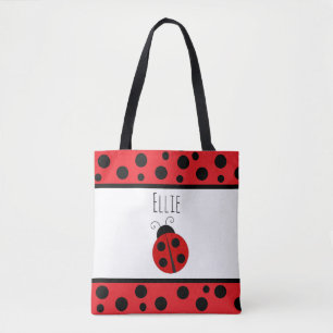 Personalisierte Red Ladybugs Bag