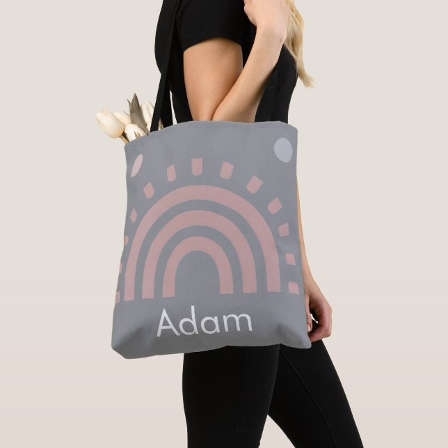 Personalisierte Regenbogen-Tasche für Jungen  (Von Nahem)