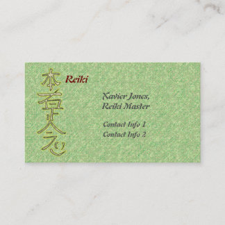 Personalisierte Reiki Master Visitenkarten Visitenkarte