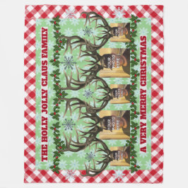 Personalisierte "Rein Family" 5 Foto Fleece Blanke