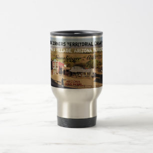 Personalisierte Reise-Tasse - vier Ecken Reisebecher