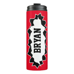 Personalisierte Reise-Thermalwäscher-Tasse mit Loc Thermosbecher