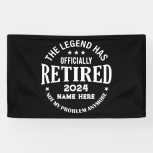 Personalisierte Rente The Legend hat sich zurückge Banner