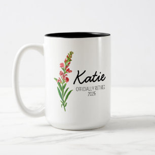 Personalisierte Renten-Geschenke für Frauen,Rente Zweifarbige Tasse