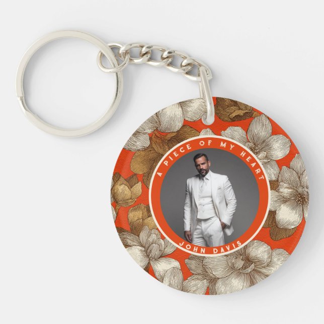 Personalisierte Renten-Geschenke für Großvater Gar Schlüsselanhänger (Vorderseite)