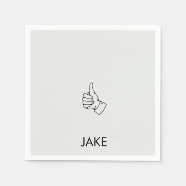 Personalisierte Rentensammlung treibt Cocktail II Serviette (Vorderseite)