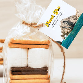 Personalisierte Retro Cabo Gastgeschenk Hochzeit T Geschenkanhänger