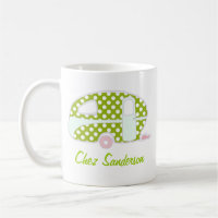 Personalisierte Retro Caravan Art Tasse