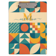 Personalisierte Retro geometrische Farbe