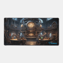 Personalisierte Retro-Steampunk-Fabrik-Schreibtisc