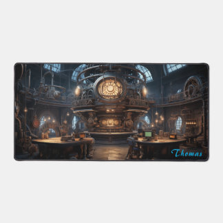 Personalisierte Retro-Steampunk-Fabrik-Schreibtisc Schreibtischunterlage