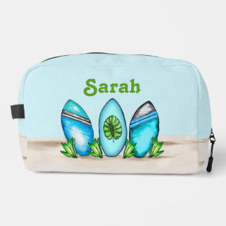 Personalisierte Retro-Surfboards Waschbeutel