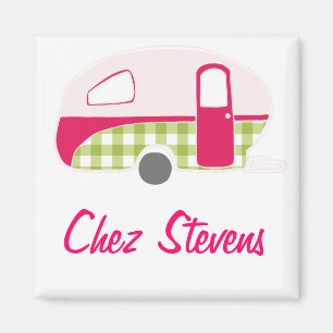 Personalisierte Retro-Wohnwagen-Design-Magnete Magnet