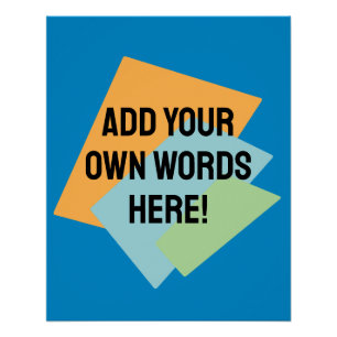 Personalisierte Retroformen Poster