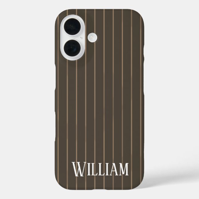 Personalisierte Retropinstreifen Case-Mate iPhone Hülle (Rückseite)