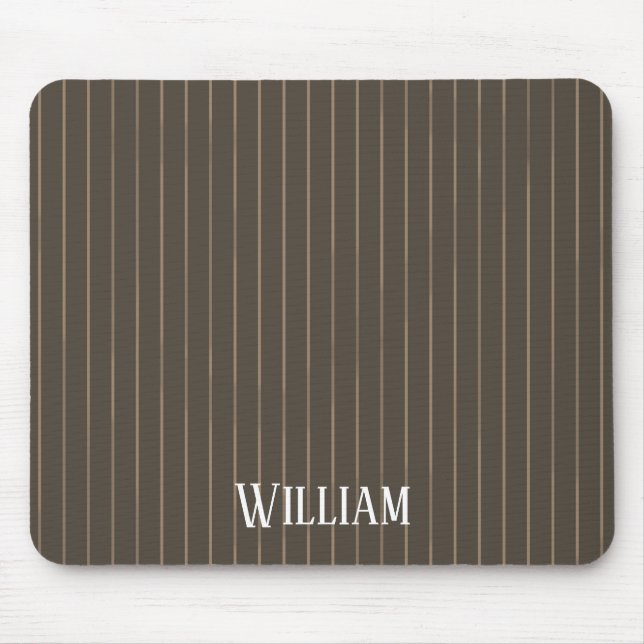 Personalisierte Retropinstreifen Mousepad (Vorne)
