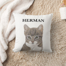 Personalisierte reversible graue Tablette Kissen