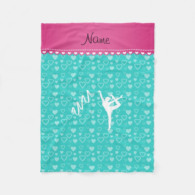 Personalisierte rhythmische fleecedecke (Vorderseite)