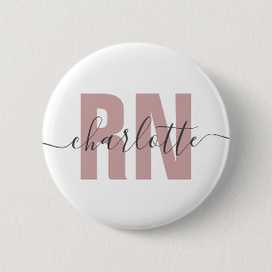Personalisierte RN-Geschenke für Krankenschwestern Button