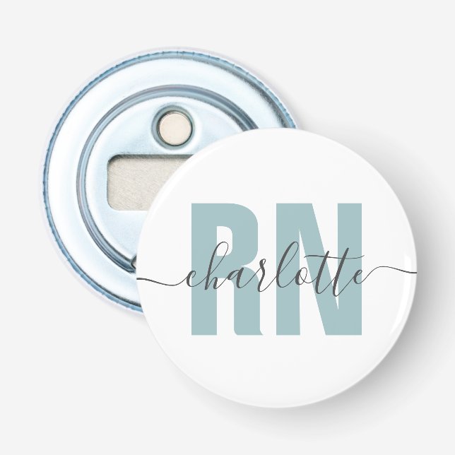 Personalisierte RN-Geschenke für Krankenschwestern Flaschenöffner (Vorderseite)