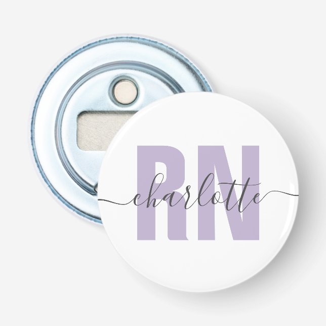 Personalisierte RN-Geschenke für Krankenschwestern Flaschenöffner (Vorderseite)