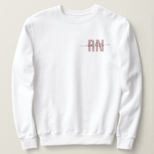 Personalisierte RN-Geschenke für Krankenschwestern Sweatshirt