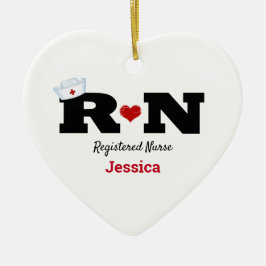 Personalisierte RN Keramik Weihnachten Ornament