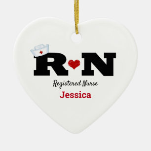 Personalisierte RN Keramik Weihnachten Ornament