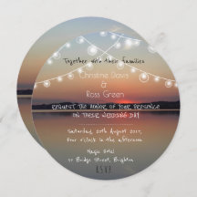 Personalisierte romantische Hochzeitseinladung