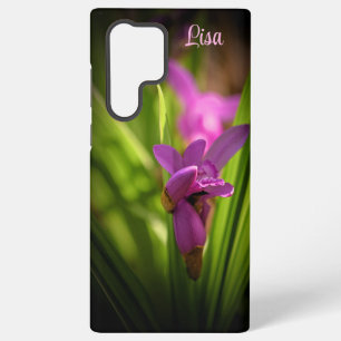 Personalisierte rosa Blumen Samsung Hülle Samsung Galaxy Hülle