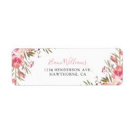 Personalisierte Rosa Blüte