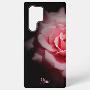 Personalisierte rosa Rosenblüten-Samsung-Hülle Samsung Galaxy Hülle