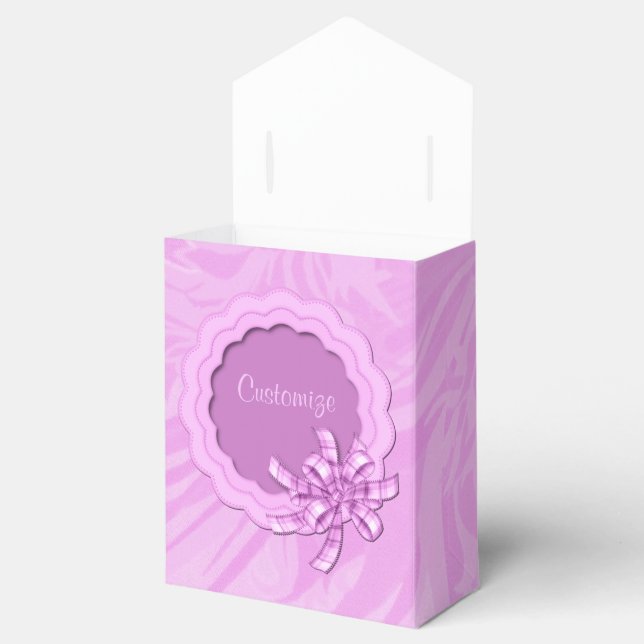 Personalisierte Rosa Skala Geschenkschachtel (Geöffnet)