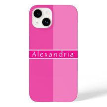 Personalisierte, rosa Streifen