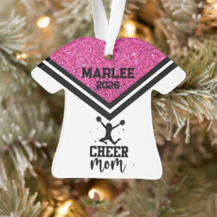 Personalisierte Rosa und Schwarz Mama Ornament