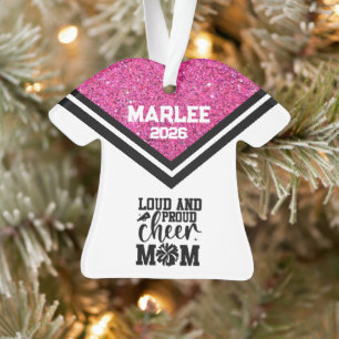 Personalisierte Rosa und Schwarz Mama Ornament