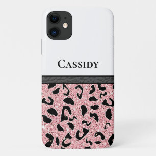Personalisierte Rosa- und Schwarzwurzeln Case-Mate iPhone Hülle