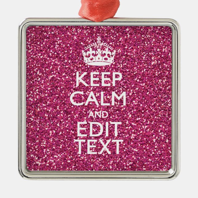 Personalisierte Rose Behalte ruhige Dekoration (Vorne)