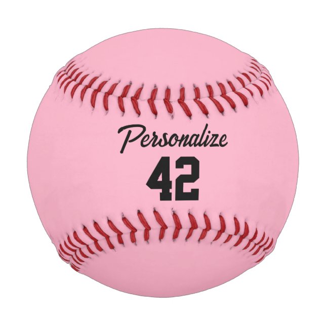 Personalisierte Rose Clair Baseball (Vorderseite)