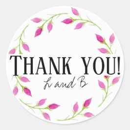 PERSONALISIERTE ROSE DANK IHNEN Aufkleber