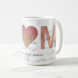 Personalisierte Rose Gold Best Mama Zitat Mutterta Kaffeetasse