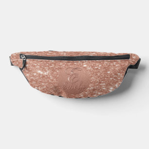 Personalisierte Rose Gold Glitzer Name Design - Ei Bauchtasche