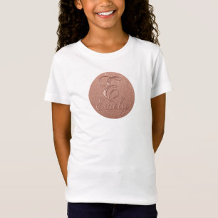 Personalisierte Rose Gold Glitzer Name Design - Ei T-Shirt