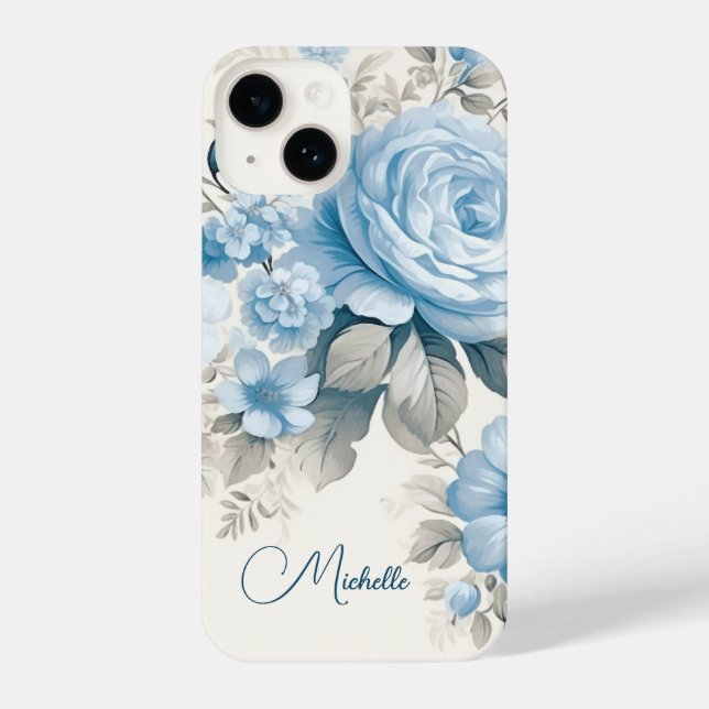 Personalisierte Rose iPhone Hülle (Rückseite)