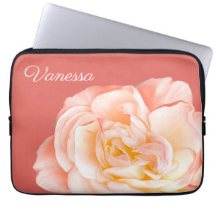 Personalisierte Rose Laptopschutzhülle