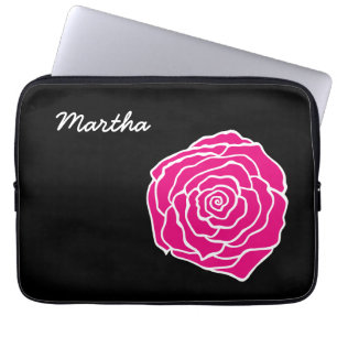 Personalisierte Rose Notebook-Gehäuse Laptopschutzhülle