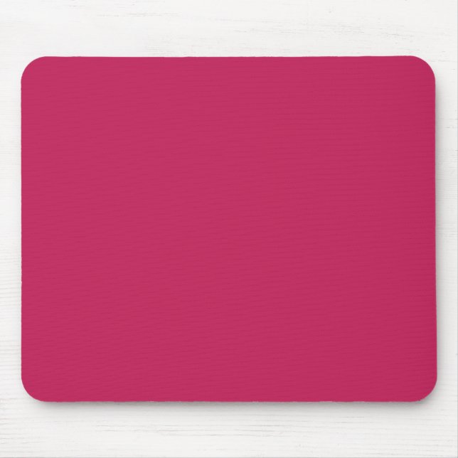 Personalisierte Rose Roter Single gefärbt Mousepad (Vorne)
